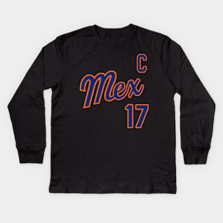 Keith Hernandez Mex Jersey Kids Long Sleeve T-Shirt